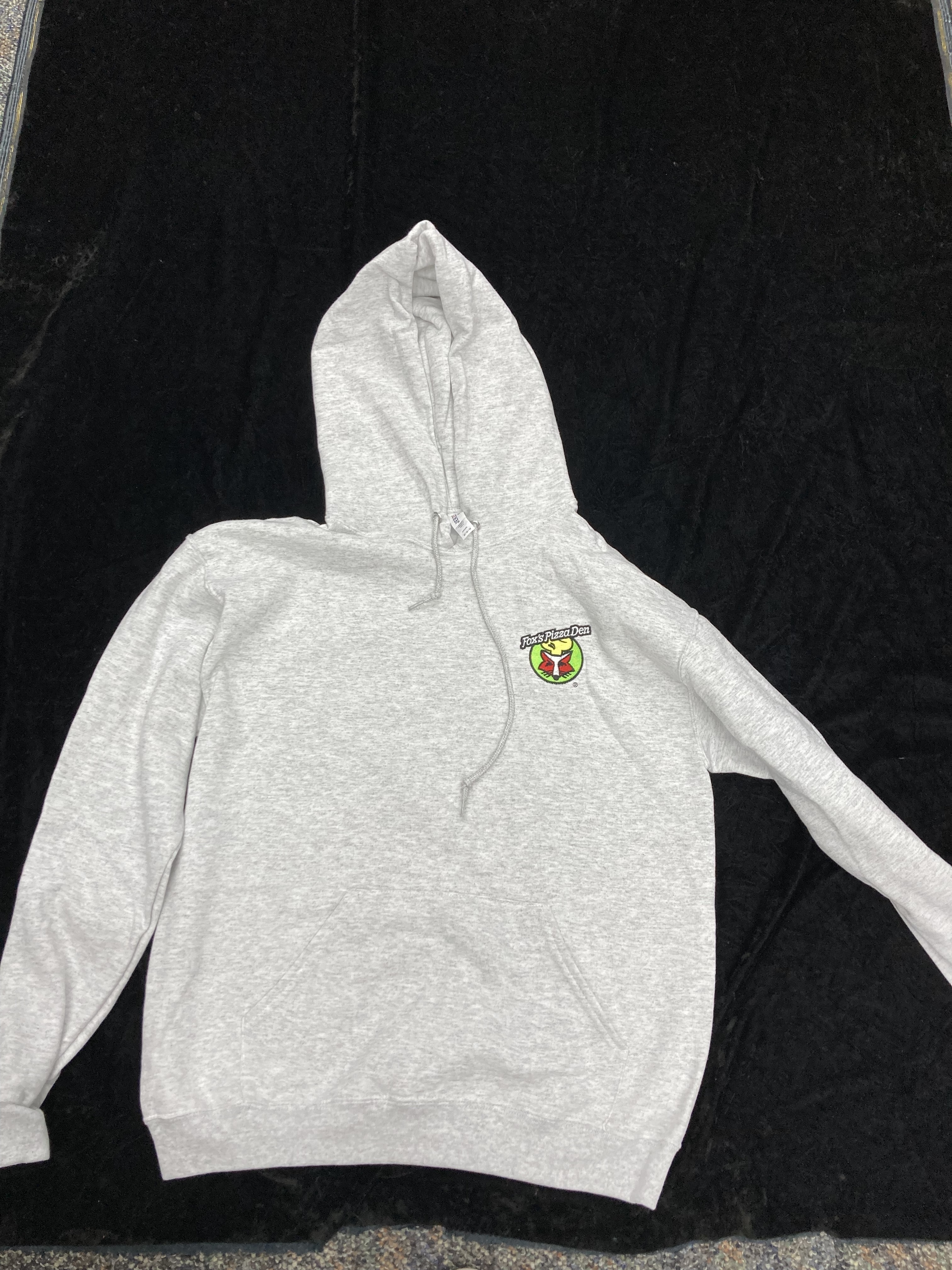 SALE Fox's Logo - Medium Light Grey Hoodie