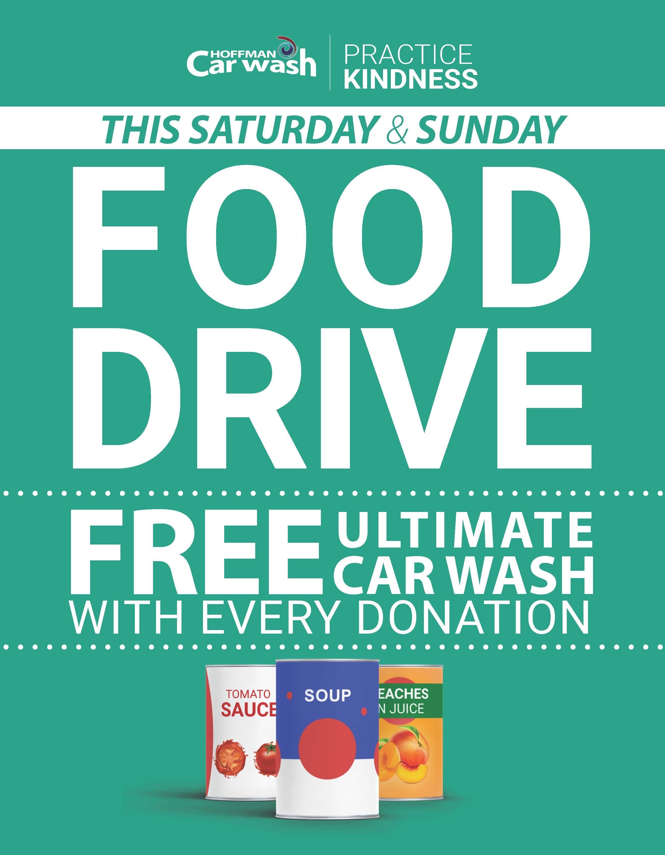 Donate Unexpired Nonperishable Food & Get a FREE Ultimate Car Wash!