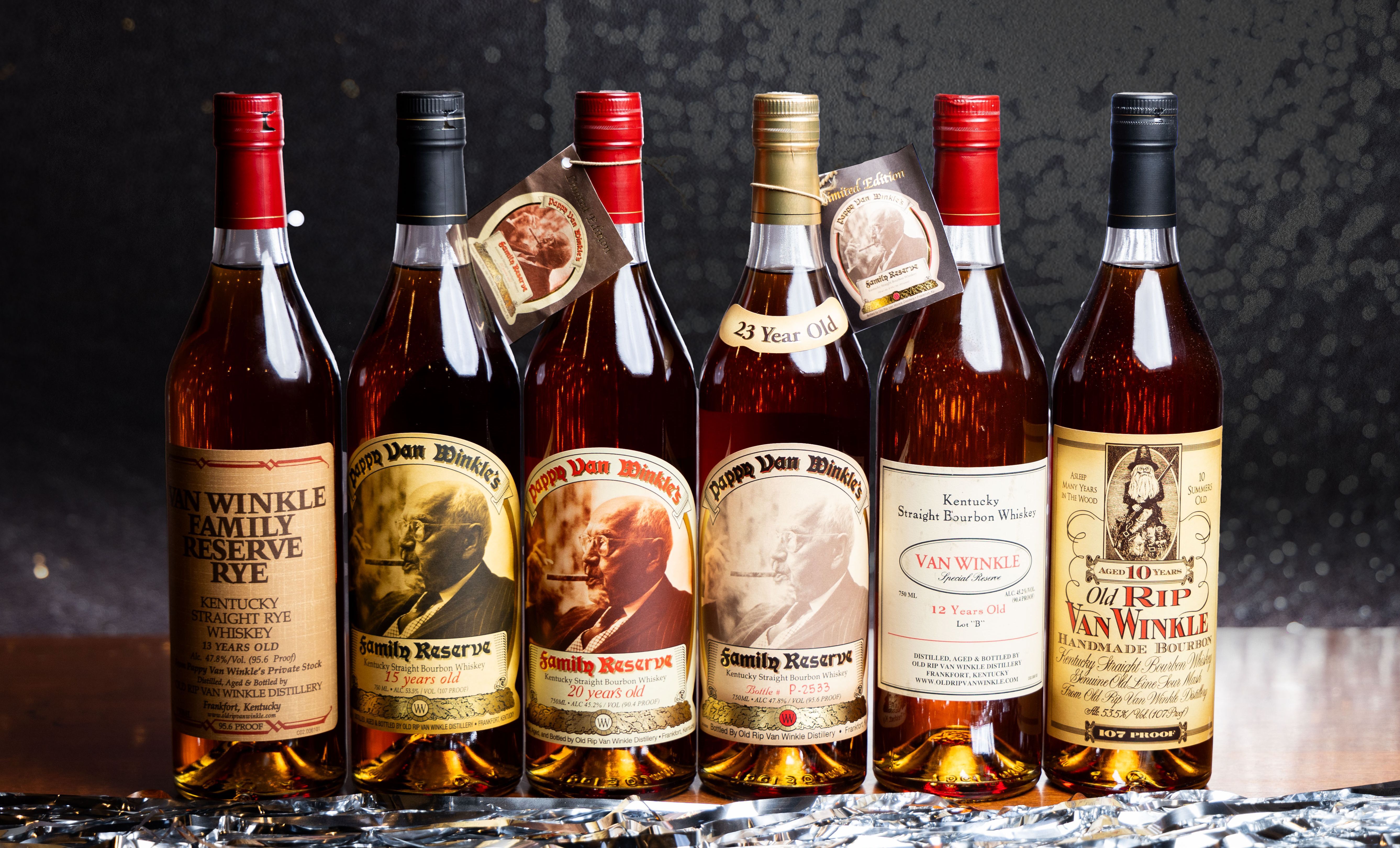 Pappy Van Winkle Six Bottle Set