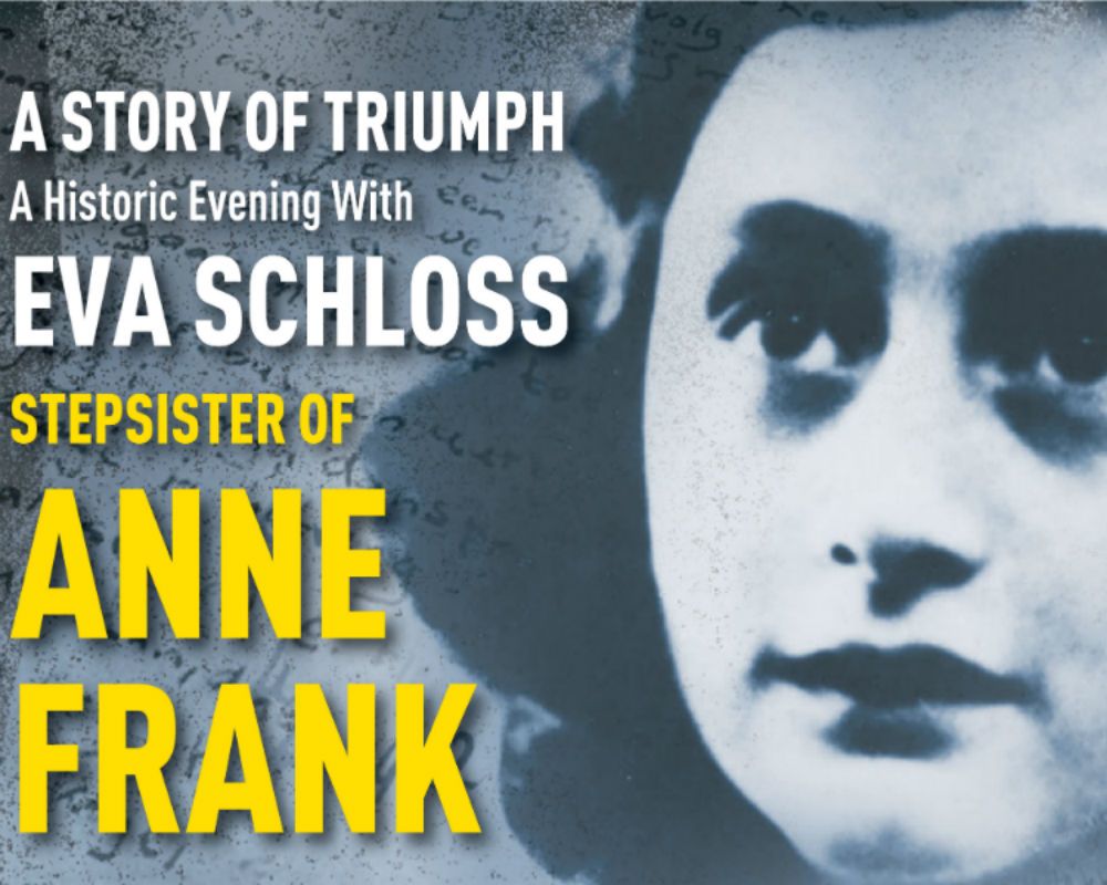 A Historic Evening with Anne Frank's Stepsister Eva Schloss