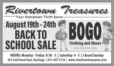 RTT Weekly Sale for August 19 - 24