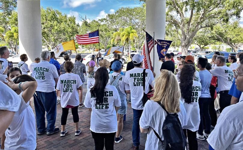 Pro-lifers came out in force for the 2024 Life March in Boca Raton, organized by the Knights of Columbus. The next march is set for Sunday, Oct. 12, 2025