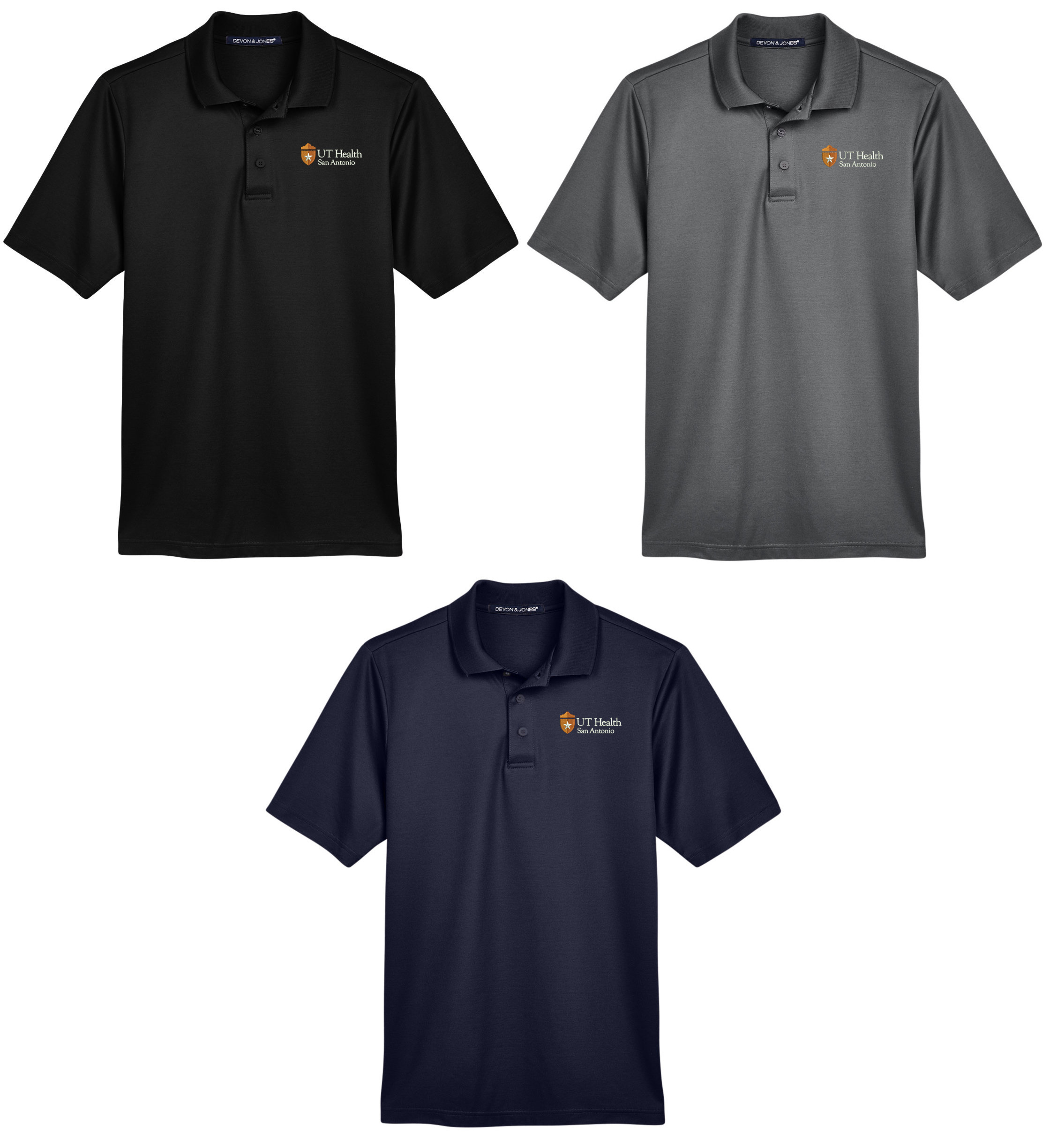 Men's Performance Plaited Polo