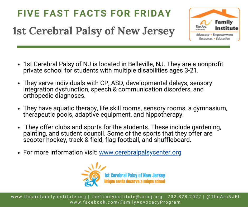 1st Cerebral Palsy of New Jersey