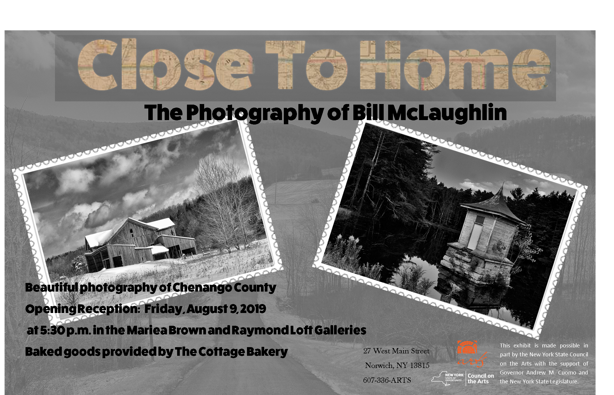 Bill McLaughlin “Close to Home” Gallery Exhibit