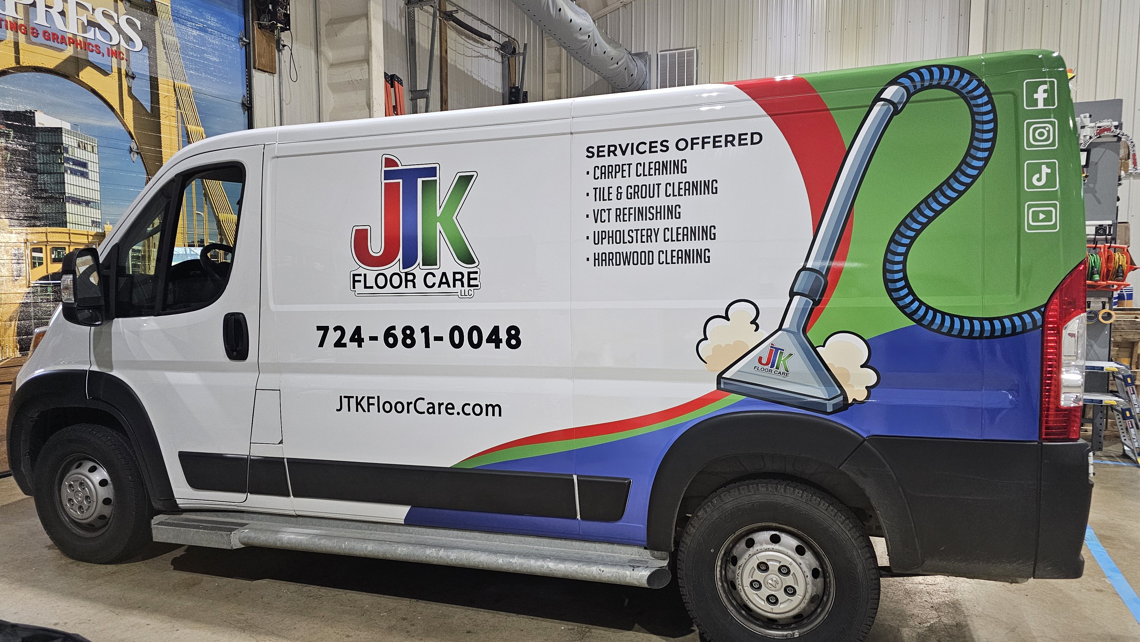 JTK Floor Care van