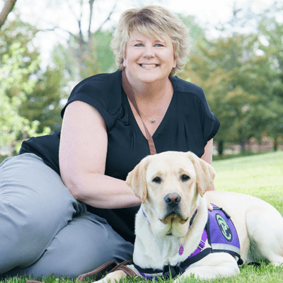 Hearing Dog Team Kari & Doc