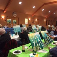 Corks & Canvas Class with Linda Anderson 2018