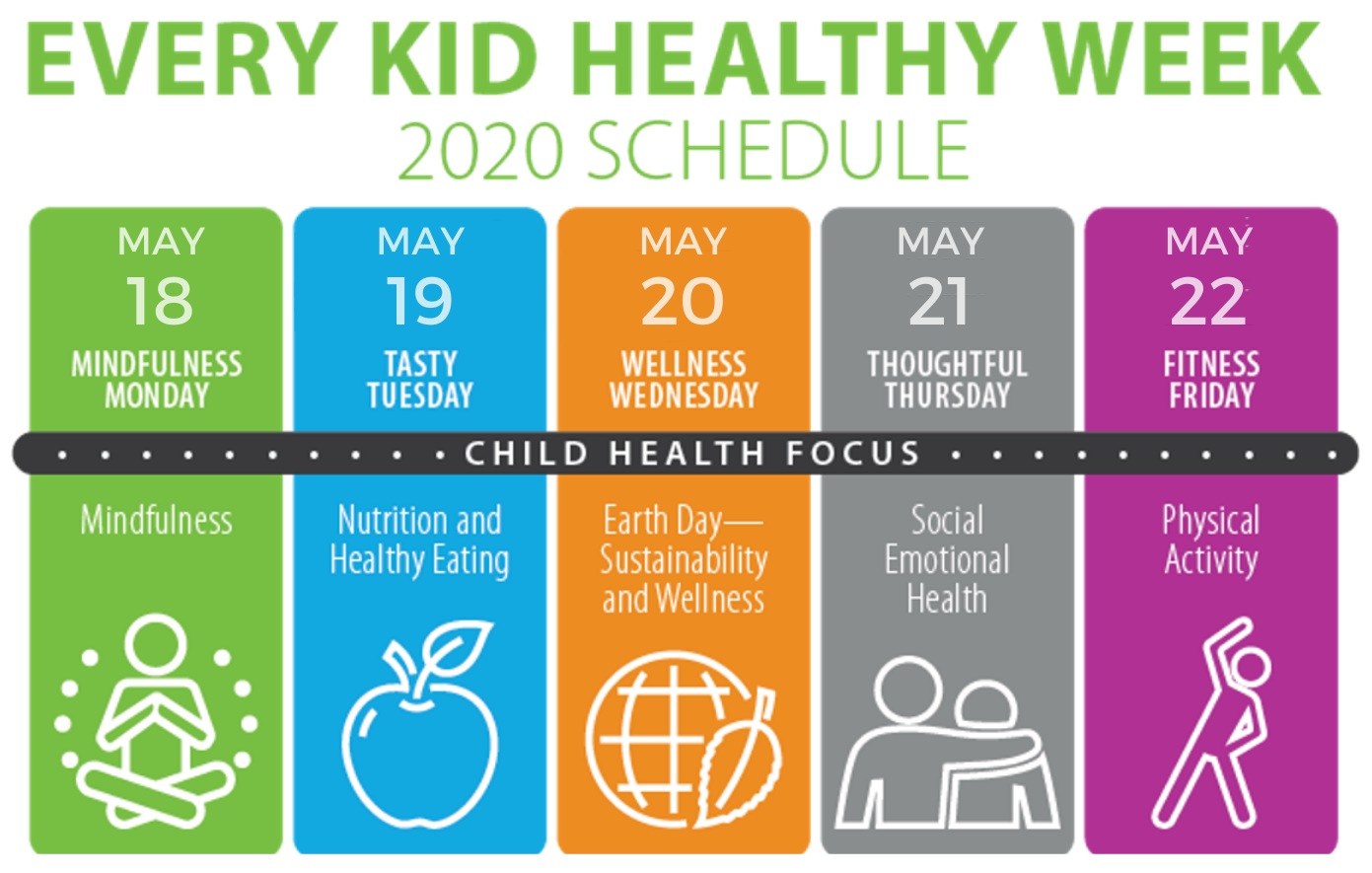 Health Kids. Every week. Health Education. Healthy activities.