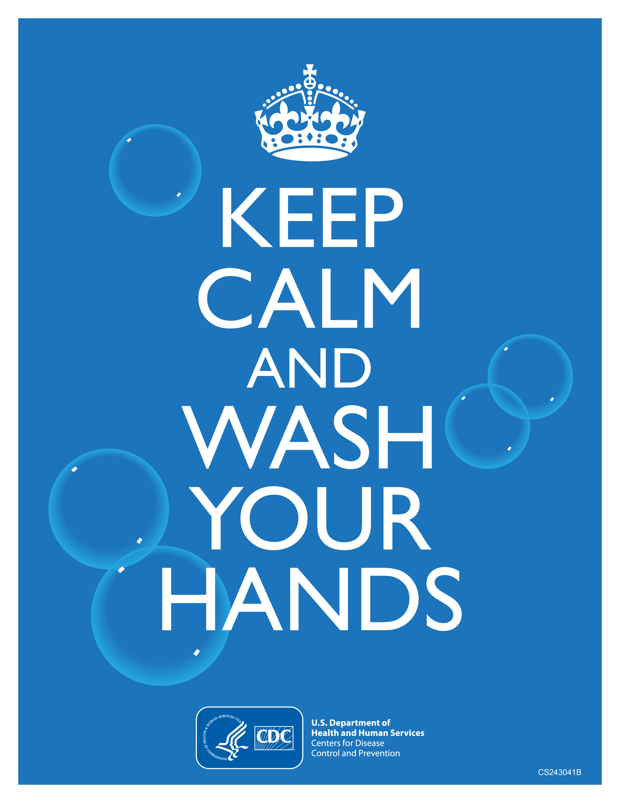 Covid-19 "Wash your hands" 8.5 x 11 poster