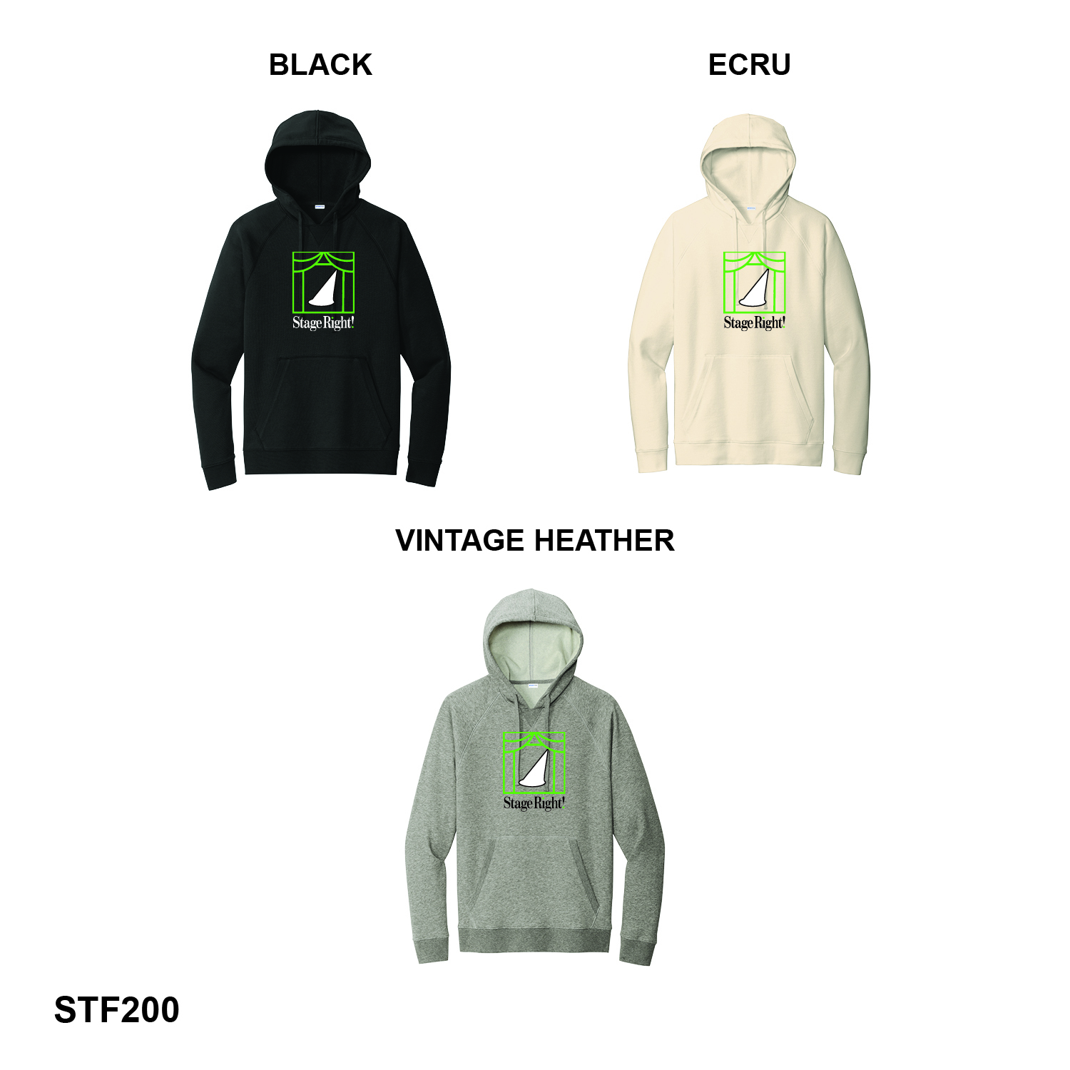 STAGE RIGHT LOGO - Sport-Tek® Drive Fleece Pullover Hoodie