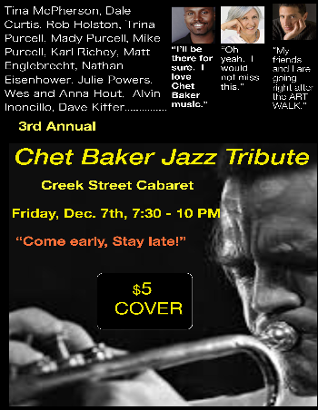 3rd Annual Chet Baker Jazz Tribute