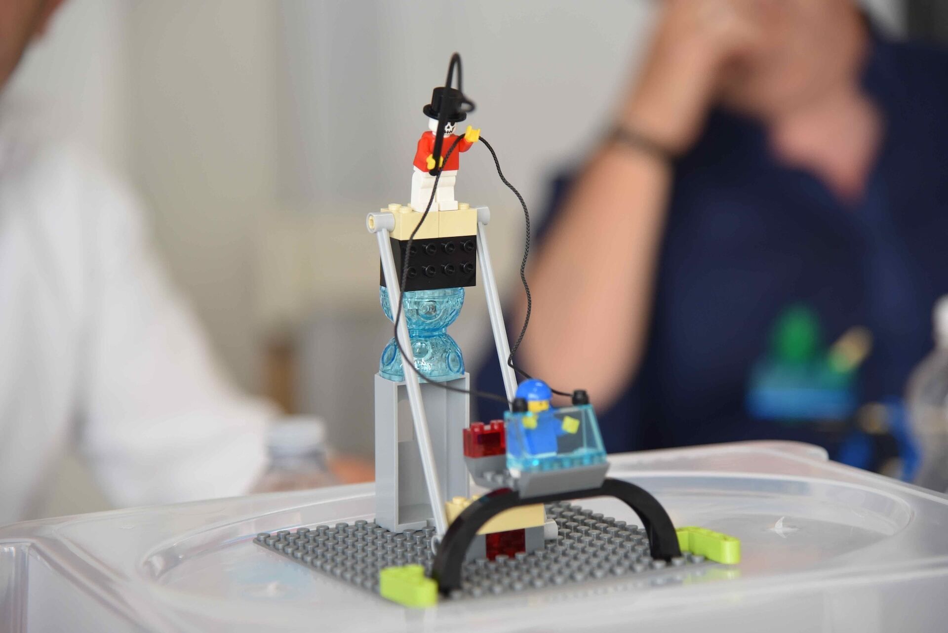 Lego robots used in STEM lessons