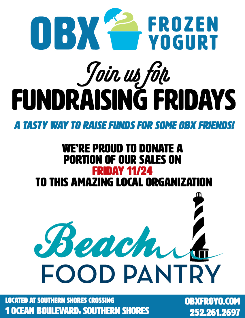 OBX Frozen Yogurt Fundraising Friday
