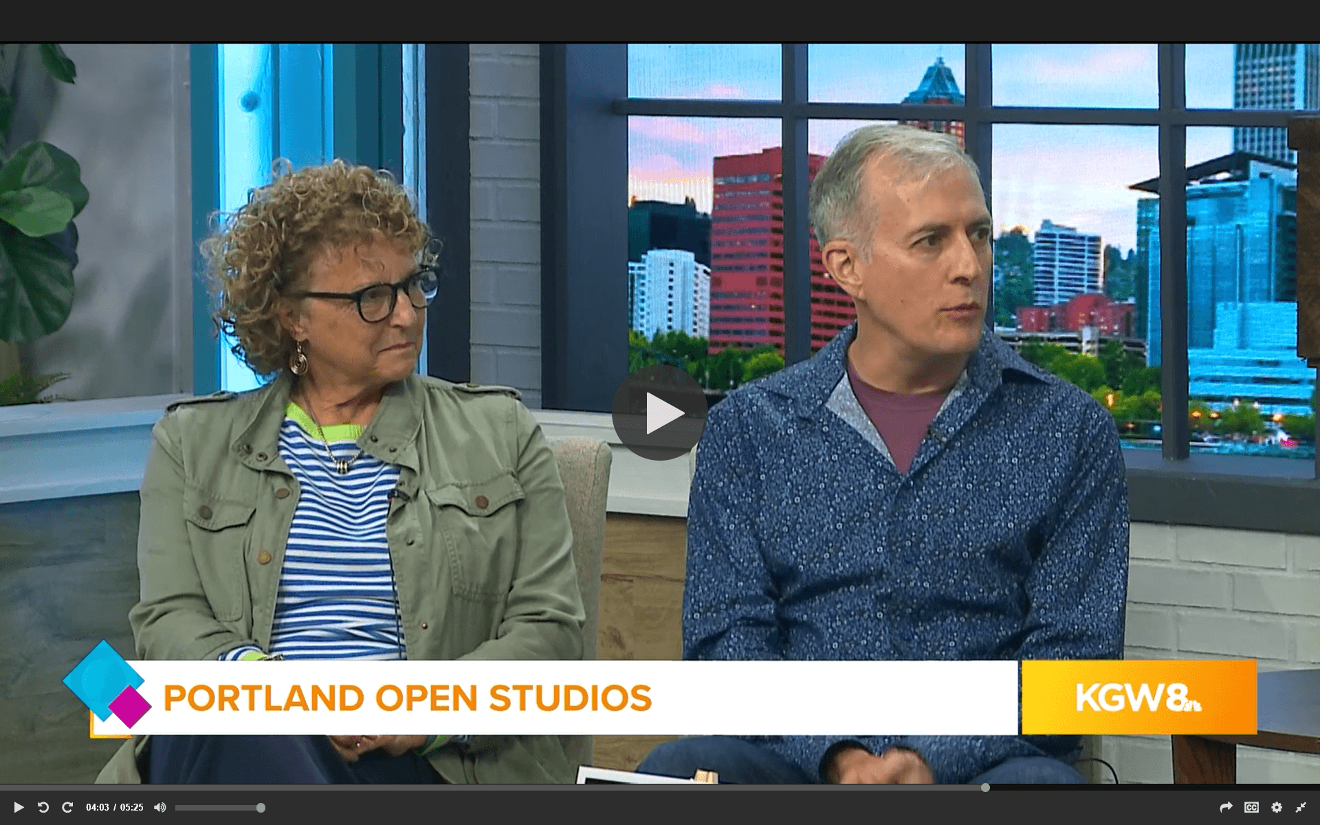 Screenshot of TV show "Hello, Rose City!" on KGW8 