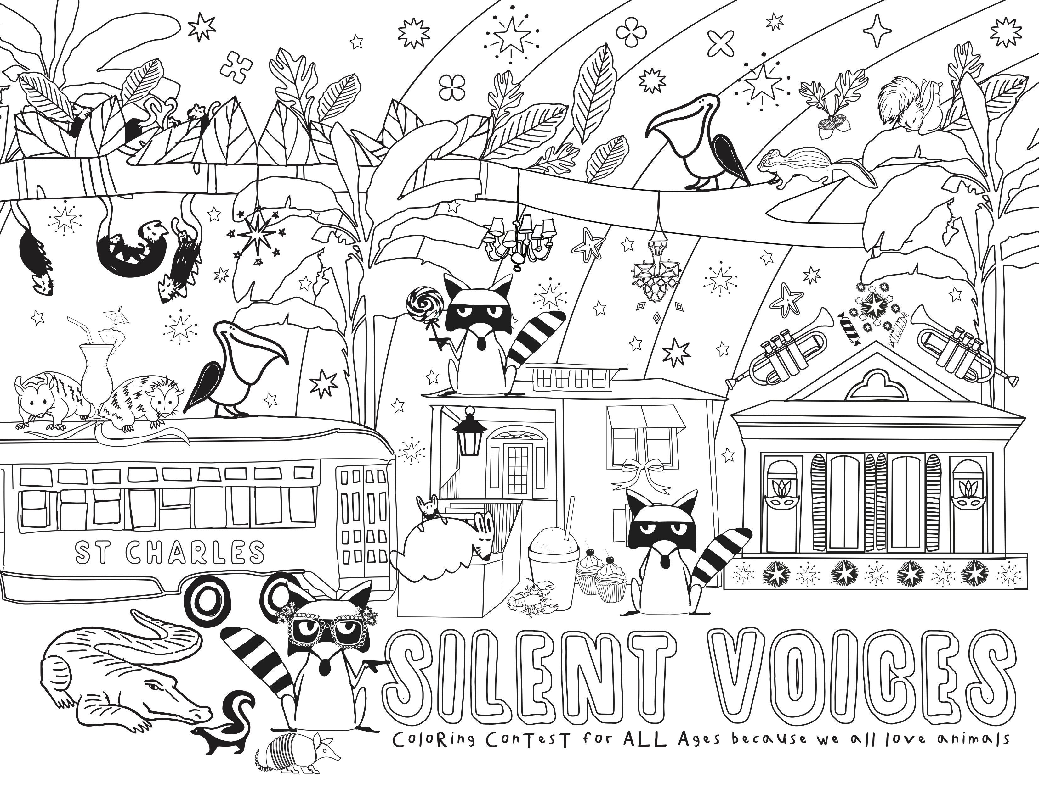 Silent Voices Coloring Contest