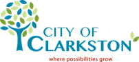 city of Clarkston, Georgia, USA logo