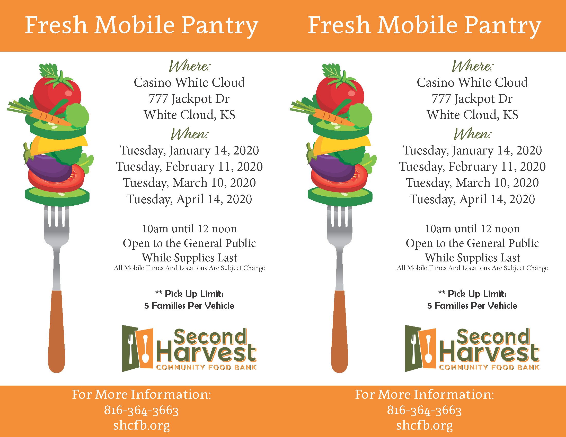 Second Harvest Community Food Bank News Events Event Calendar