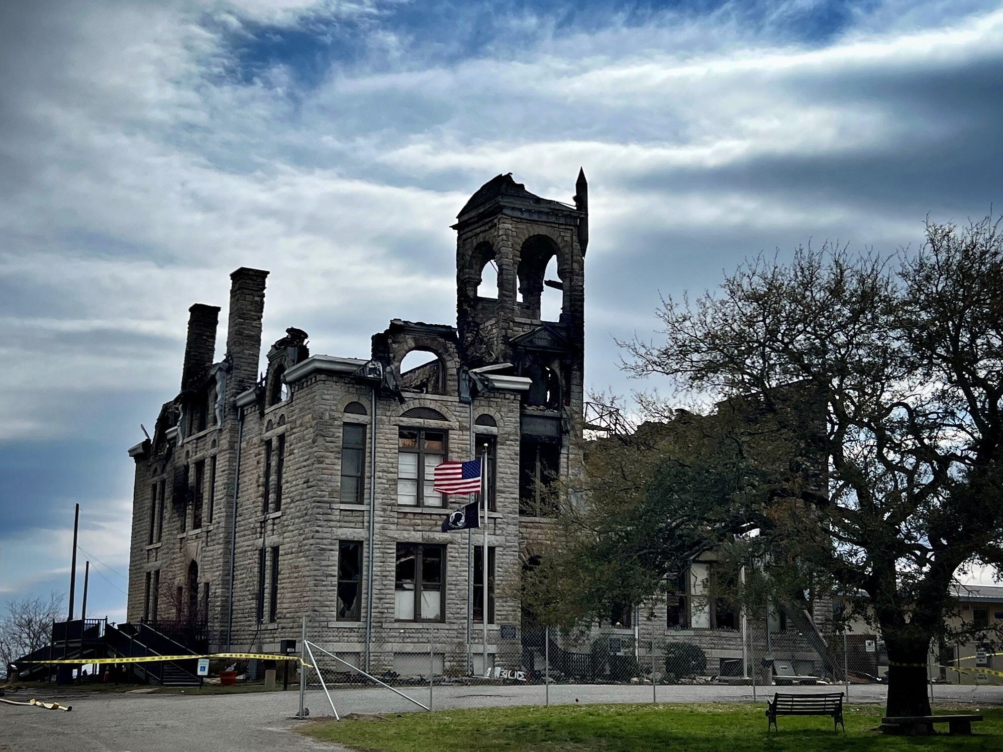 The Wise County Heritage Museum was destroyed by fire on March 18, 2023. 