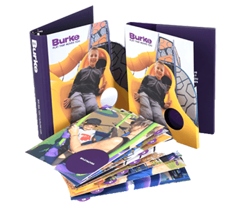 pint binder & tabs burke