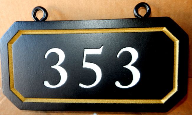 I18884 - Hanging Engraved Address Number Sign