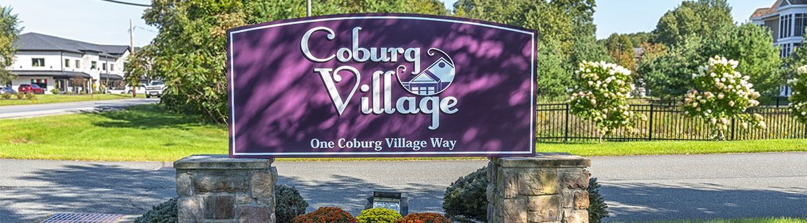 Coburg Village Grooms Road sign