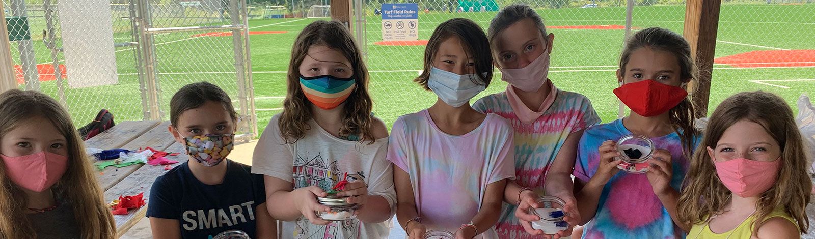 Girls having fun at Hyman Brand Hebrew Academy