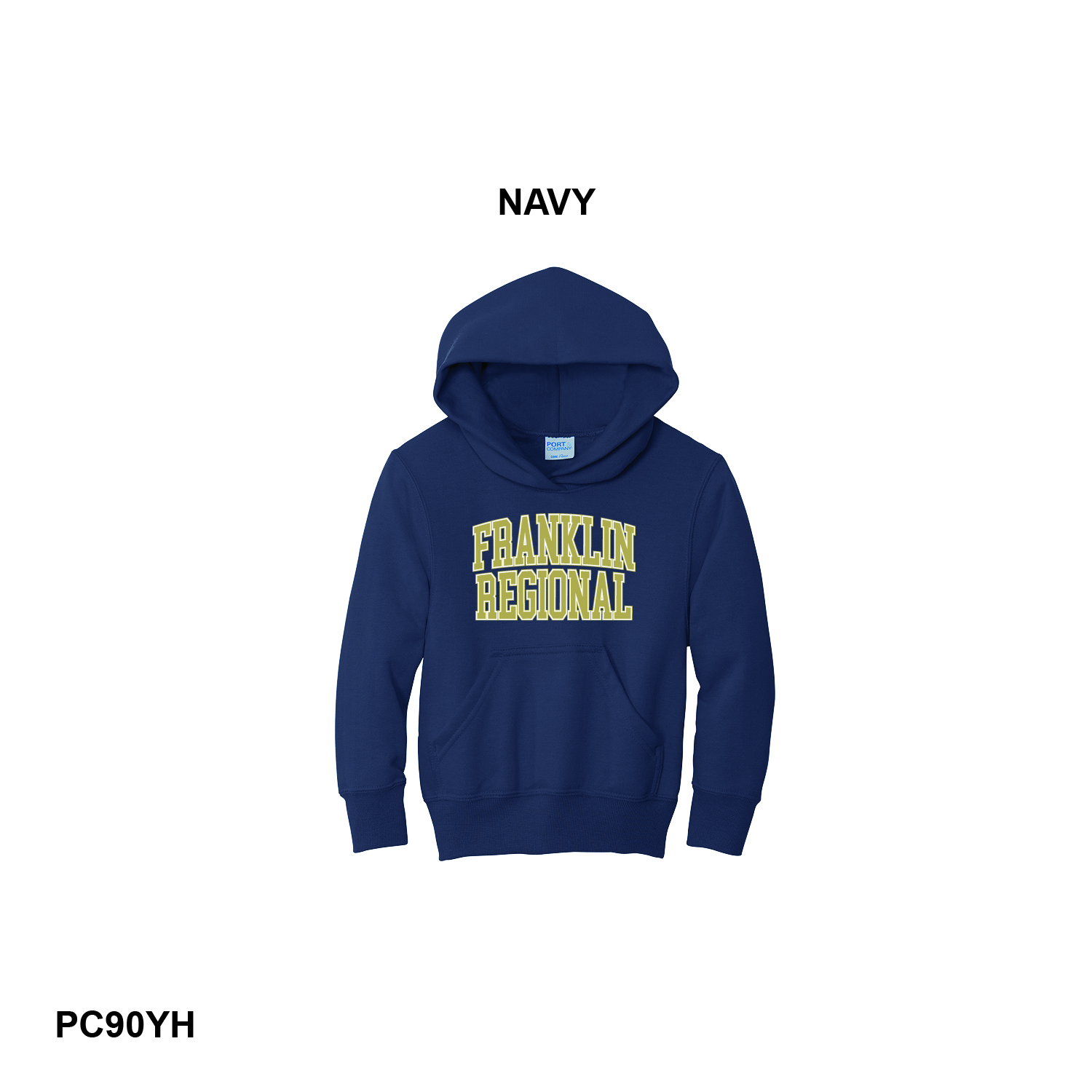 FRANKLIN REGIONAL LOGO - Port & Co™ Youth Core Fleece Pullover Hooded Sweatshirt