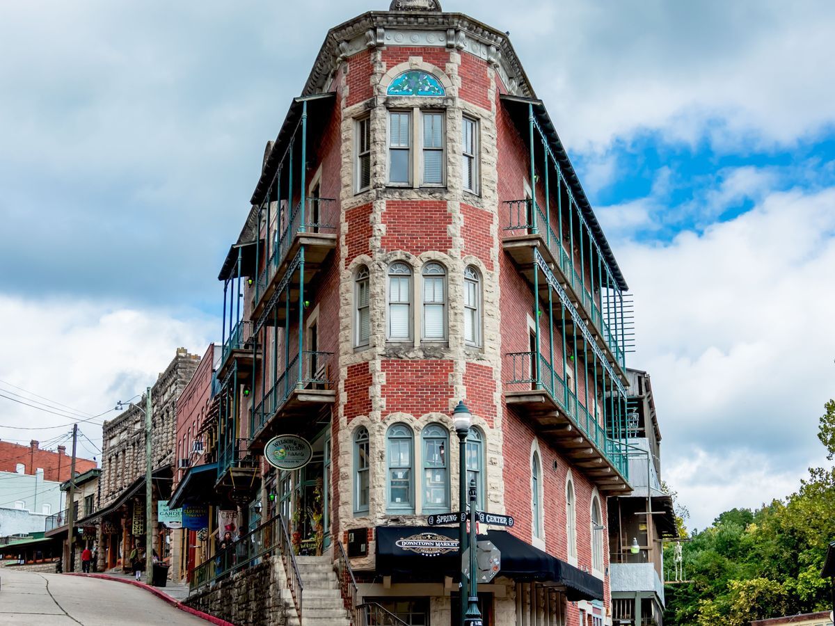 Flatiron Building Eureka Springs, Arkansas.