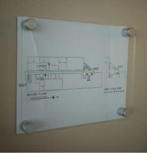 Custom Evacuation Signs