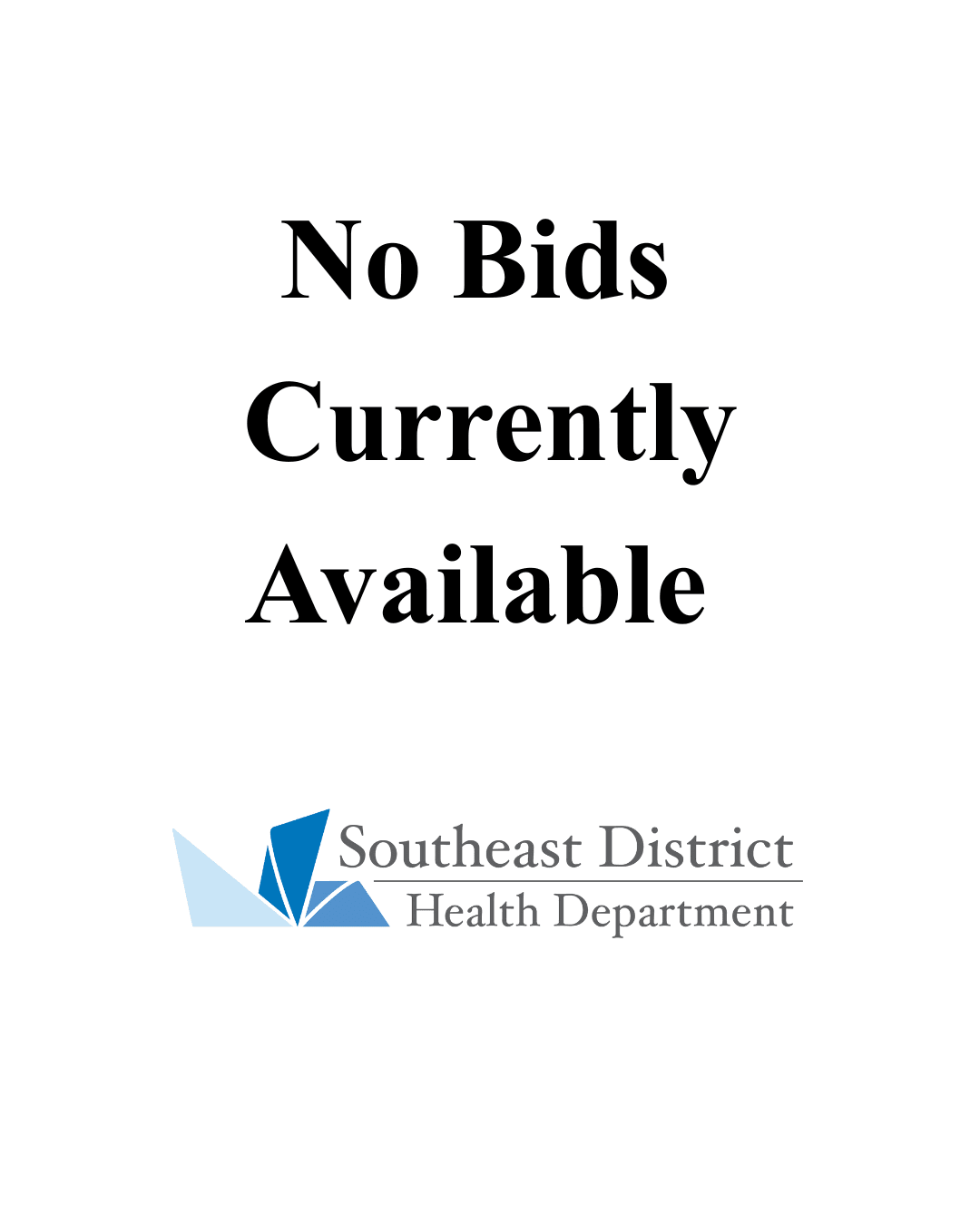 No Bids Currently Available