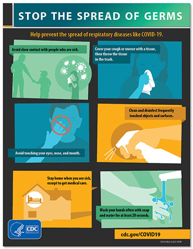 01 - Stop the Spread of Germs Poster