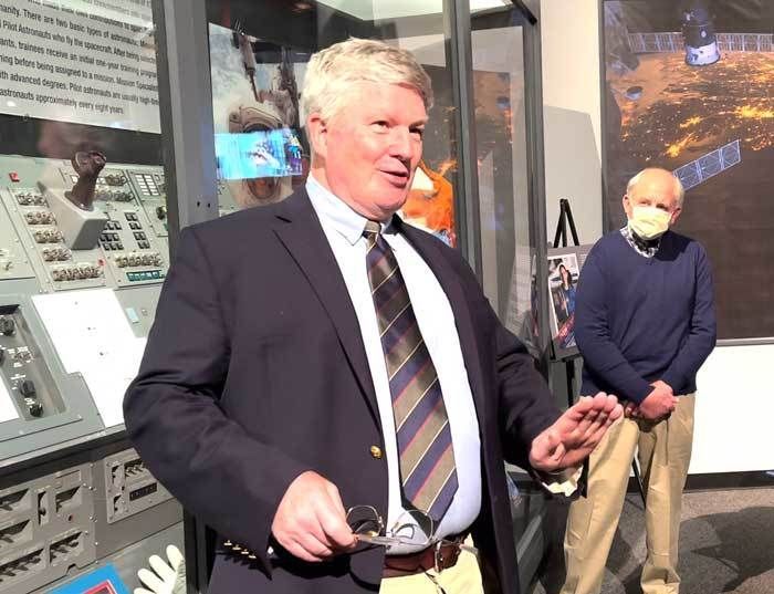 Astronaut Bill Shepherd introduces new addition to the Space Gallery