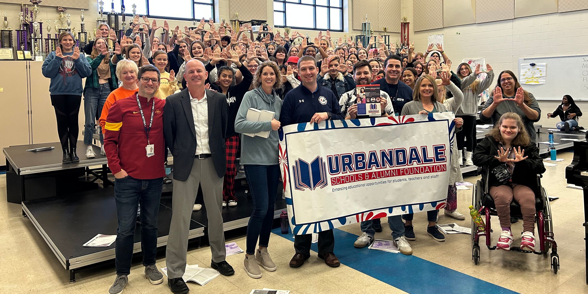 URBSAF Making A Difference Grant 2022 Teacher Surprise