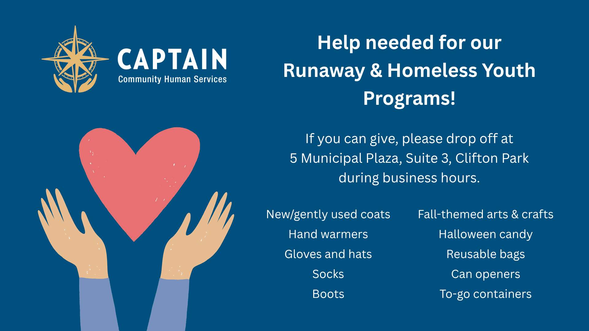 Help Support Local Youth in Need This Season!