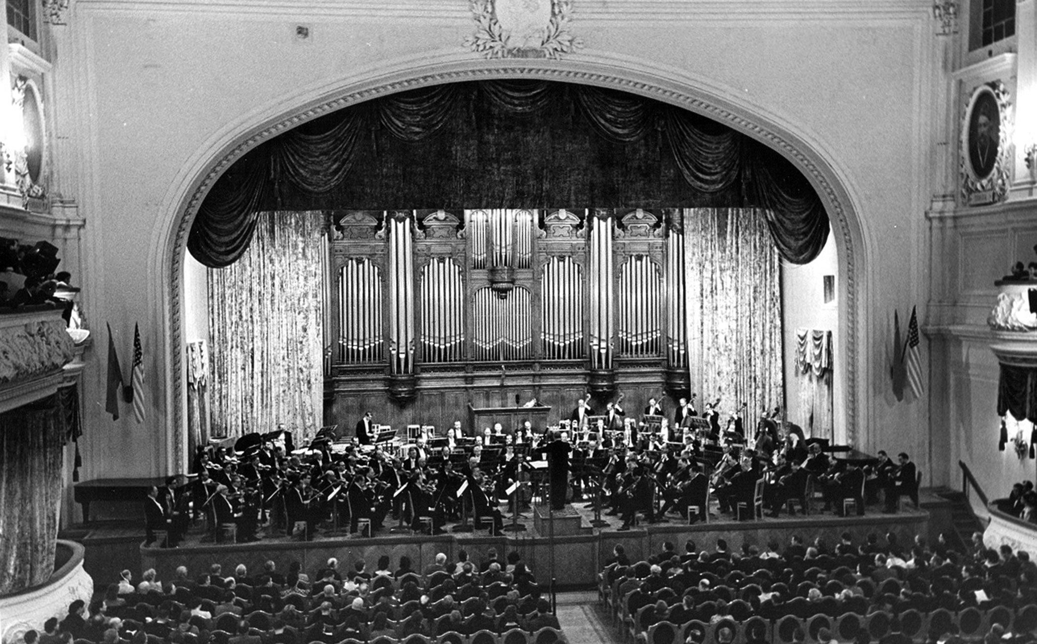 Moscow Conservatory, circa 1960.