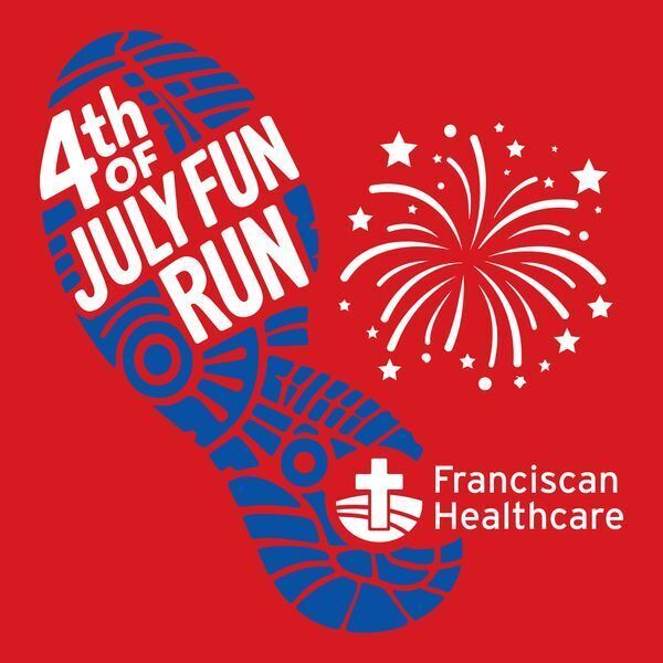 Franciscan Healthcare 4th of July Fun Run Logo