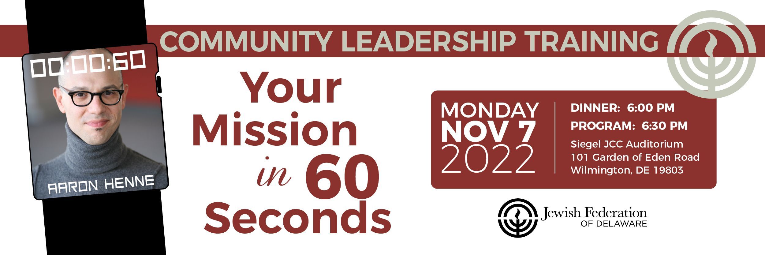 Aaron Henne - Your mission in 60 seconds Workshop 
