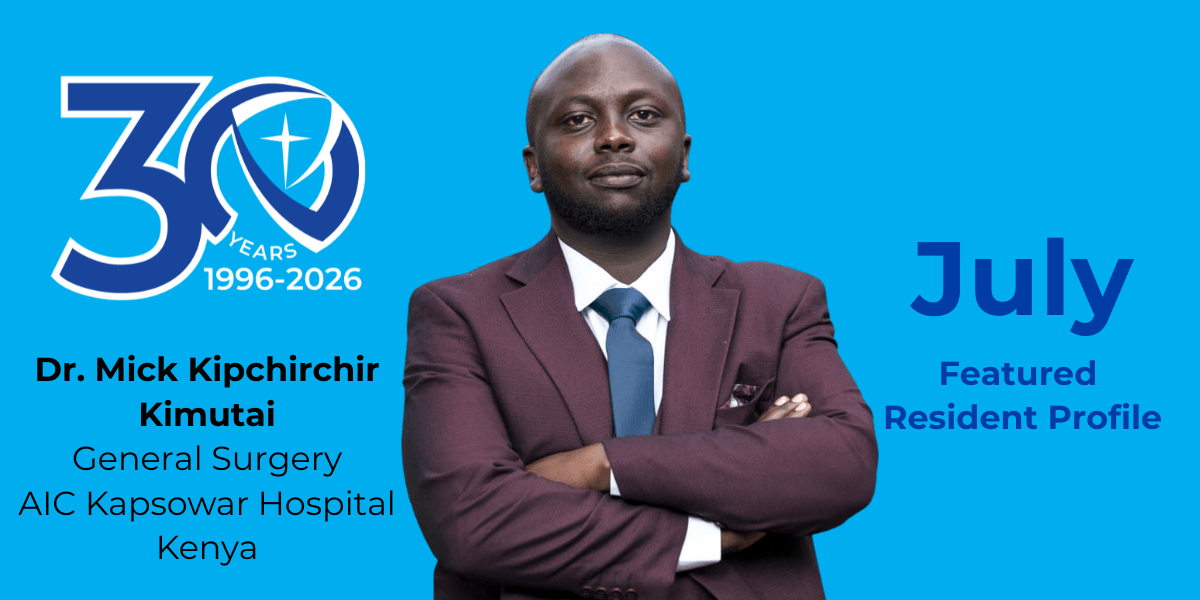 Dr. Mick Kipchirchir Kimutai*AIC Kapsowar Hospital