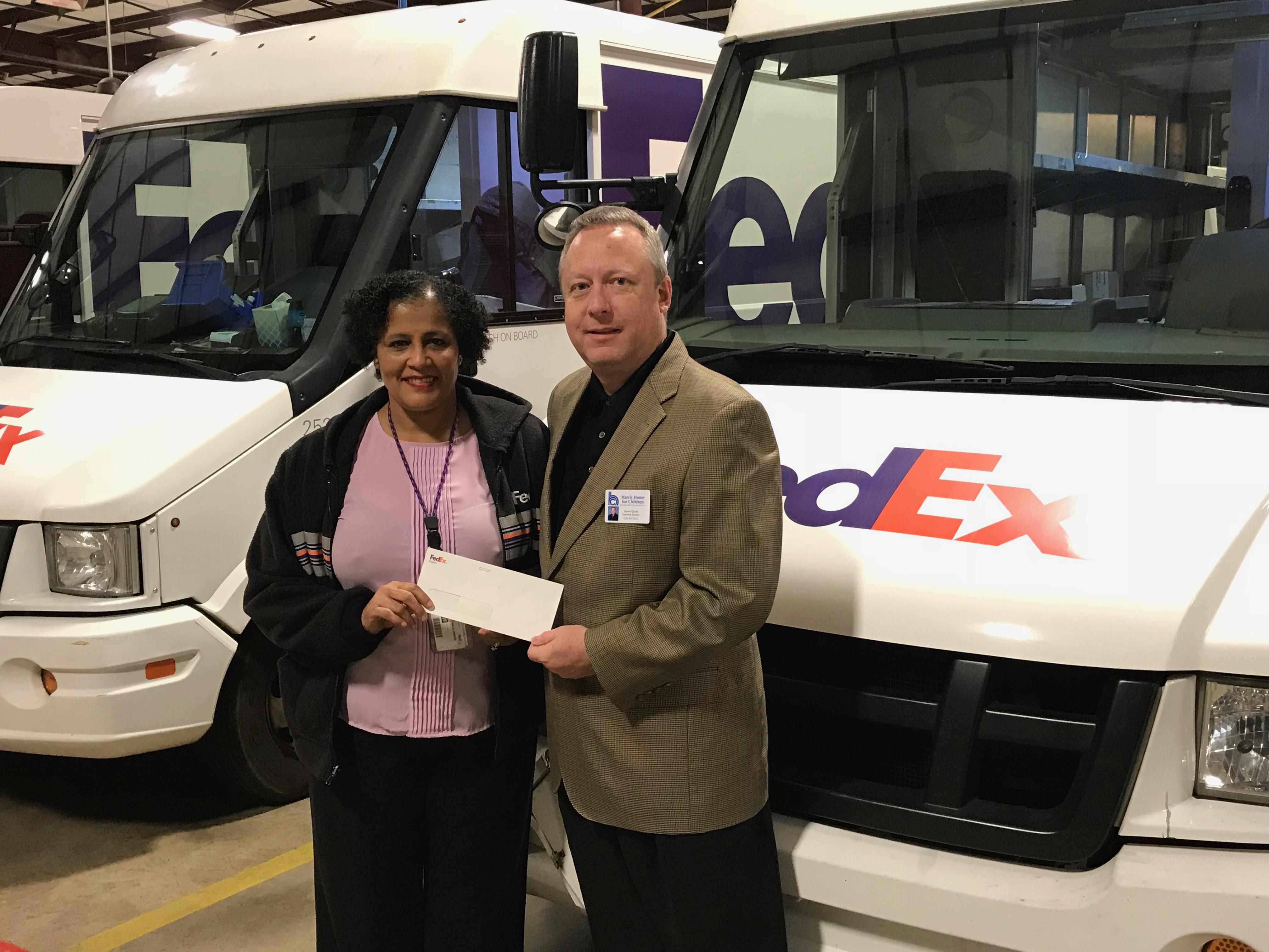 FedEx Delivers to the Harris Home for Children AGAIN!