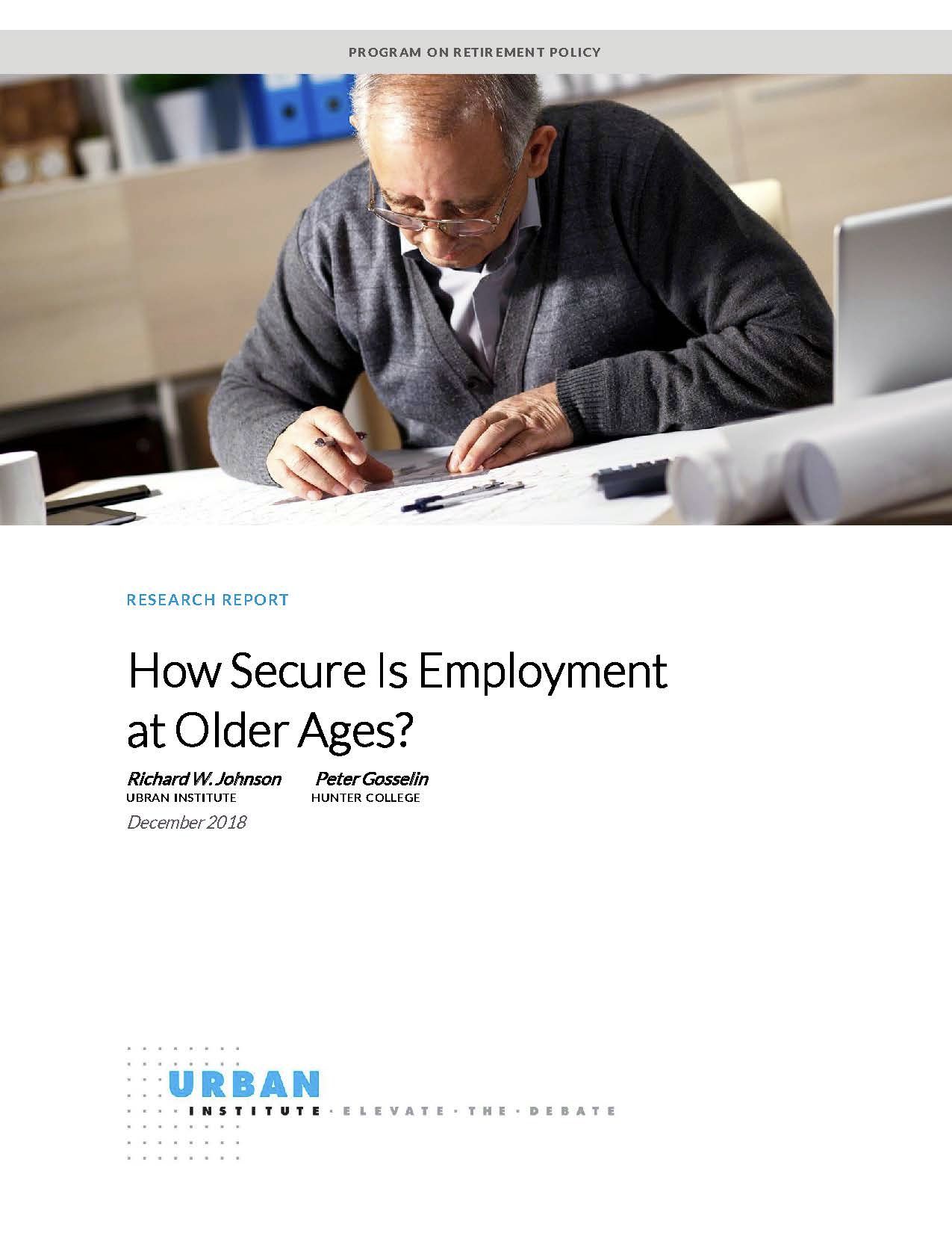 How Secure Is Employment at Older Ages?