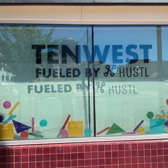 TenWest window decal