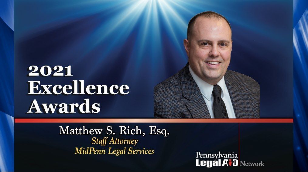 MidPenn Attorney Matt Rich Receives Excellence Award