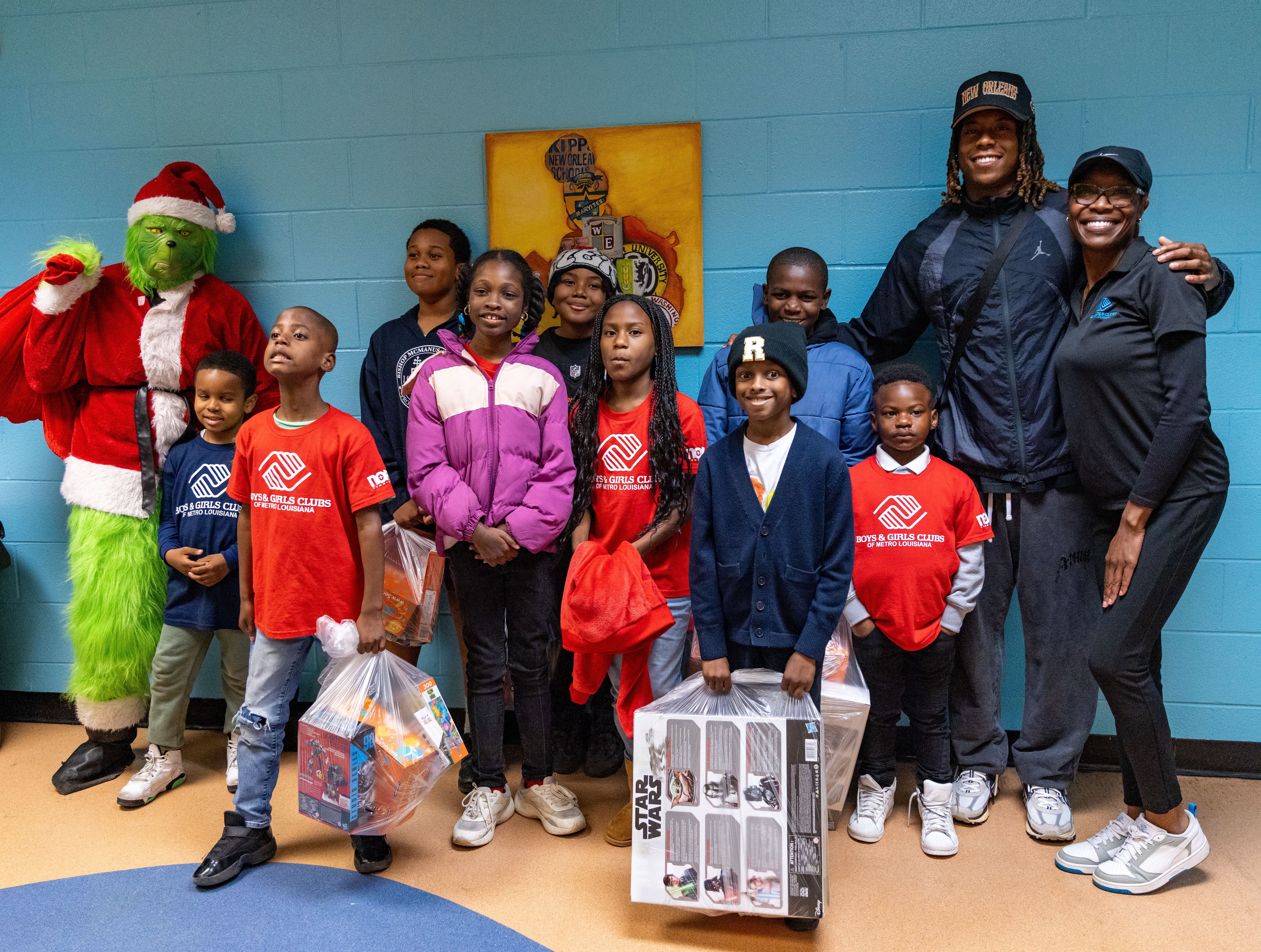 Rashid Shaheed Family Foundation hosts holiday party for Boys and Girls Club of Metro Louisiana