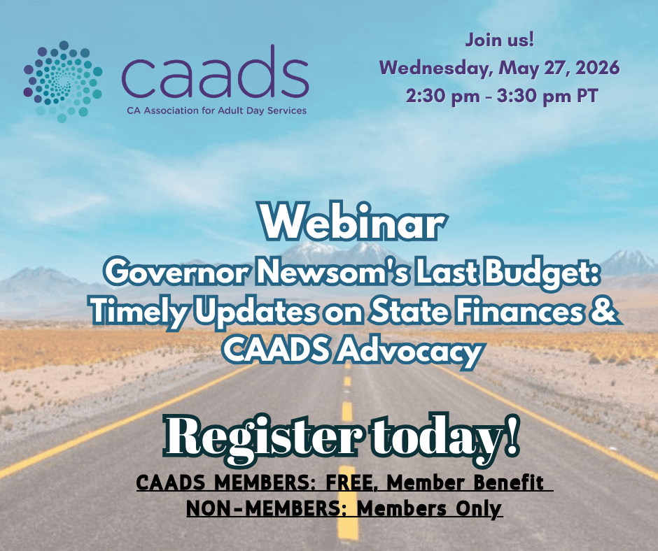 CAADS Webinar - May 27, 2026 announcement
