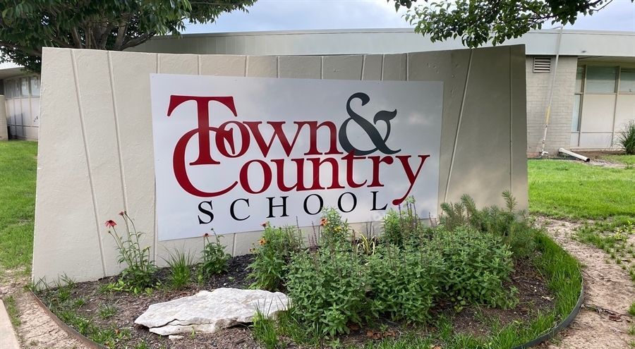 Town & Country School Sign