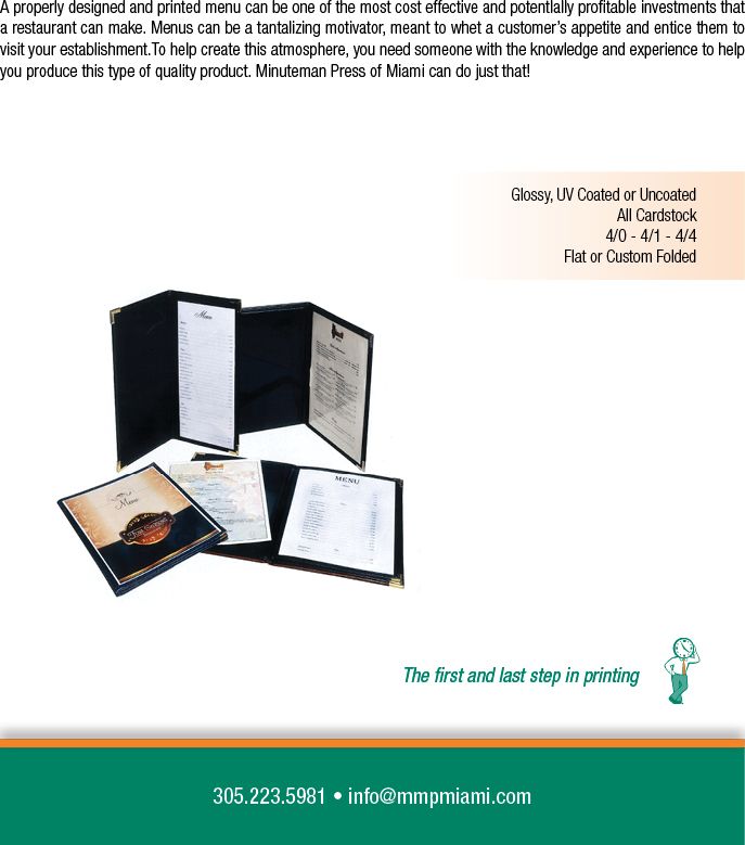 Menus