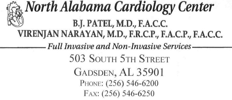 North Alabama Cardiology