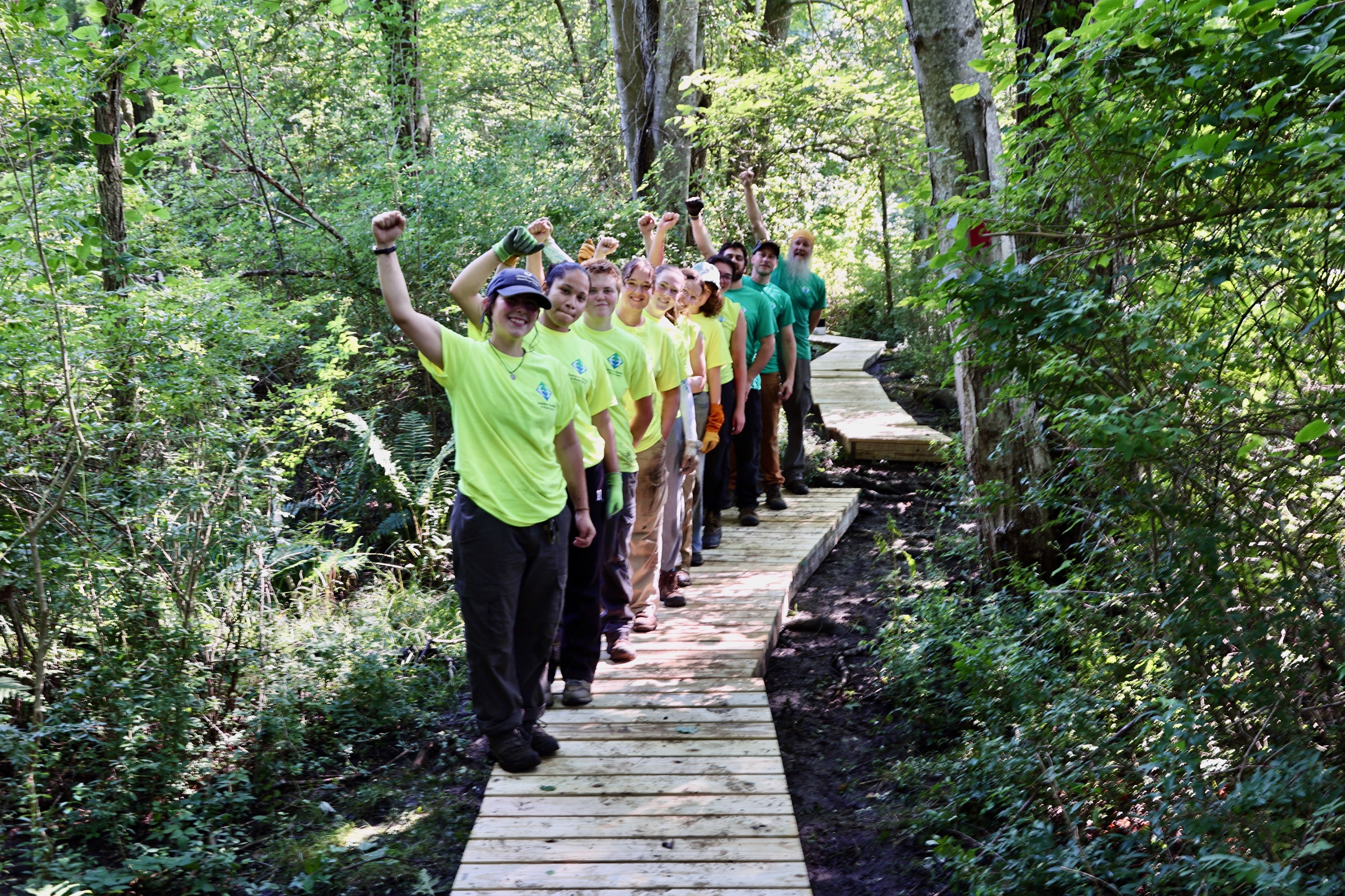 Audubon Society of Rhode Island The Nature Conservancy Rhode Island Youth Conservation League Hand-on Environmental Stewardship Labor Job Positions Available Now Hiring Land Trusts Watersheds Invasive Species Summer Jobs