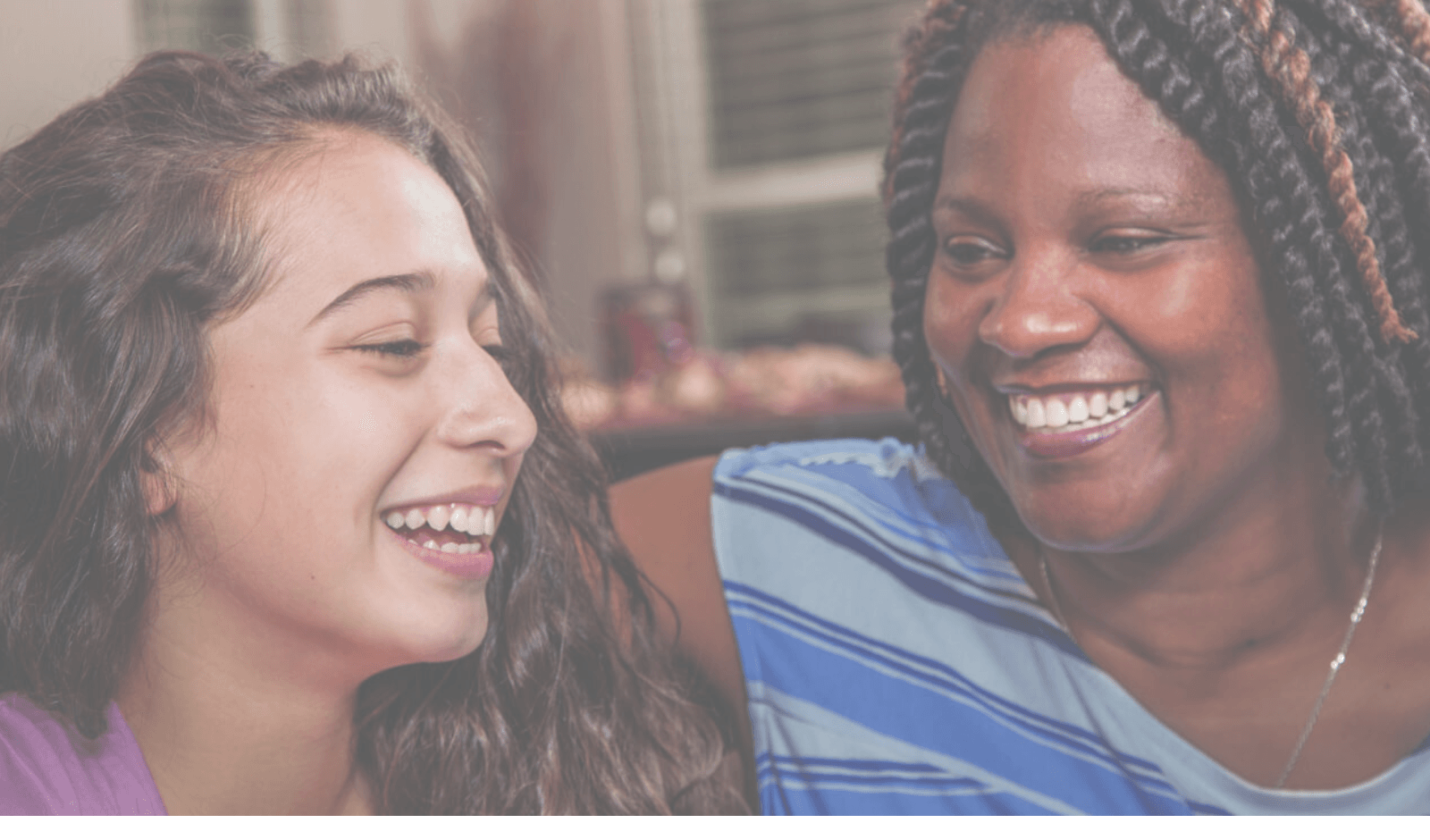 A teen and her CASA mentor.